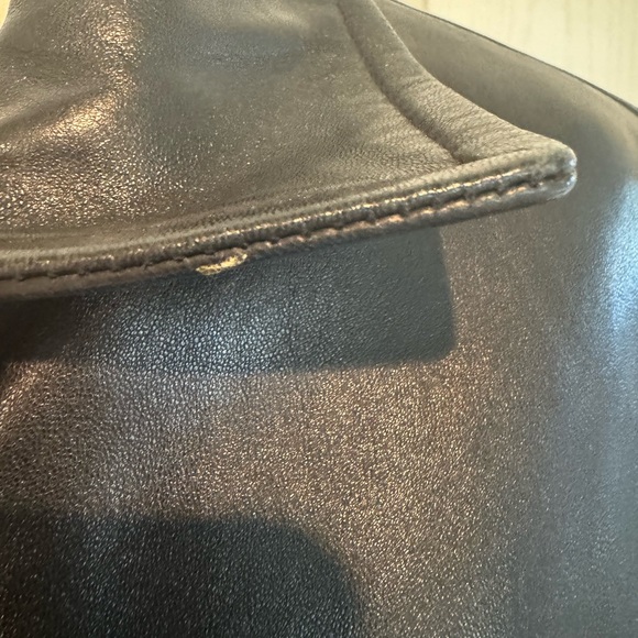 LNR by La Nouvelle Renaissance Womens Black Leather Jacket Size XS - Picture 8 of 11